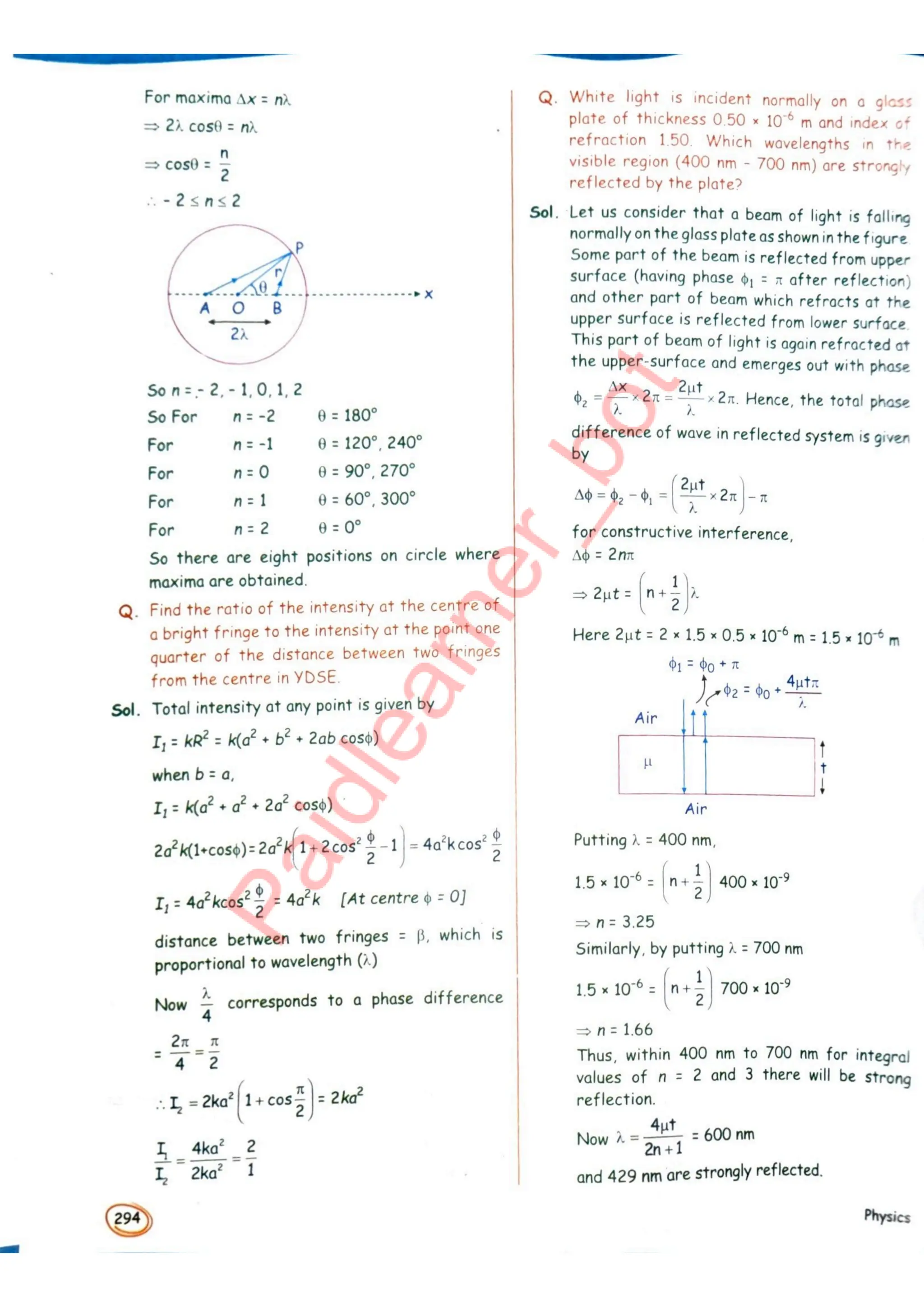 SKC Physics Crush Class 12 Handwritten Format Notes
