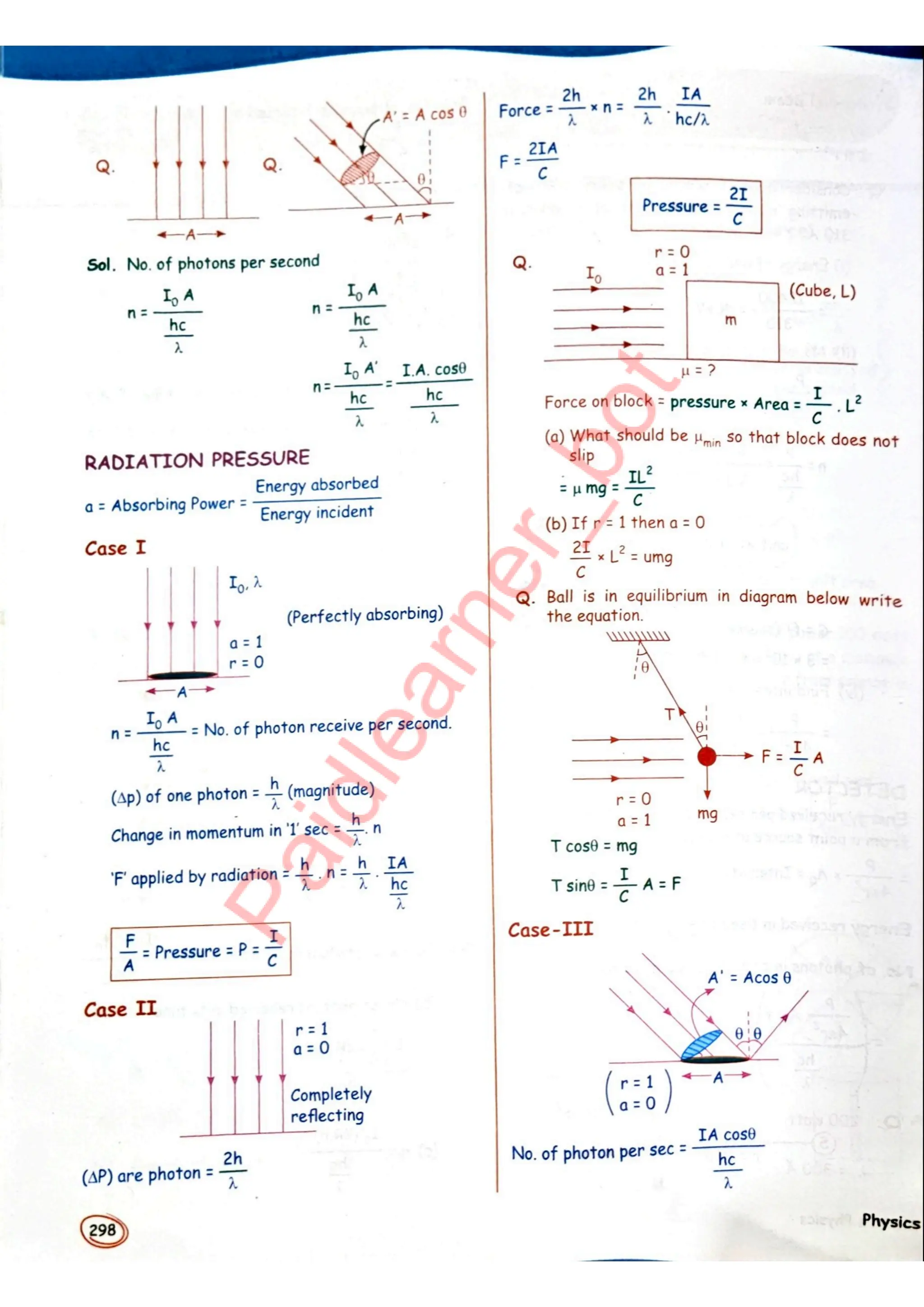 SKC Physics Crush Class 12 Handwritten Format Notes