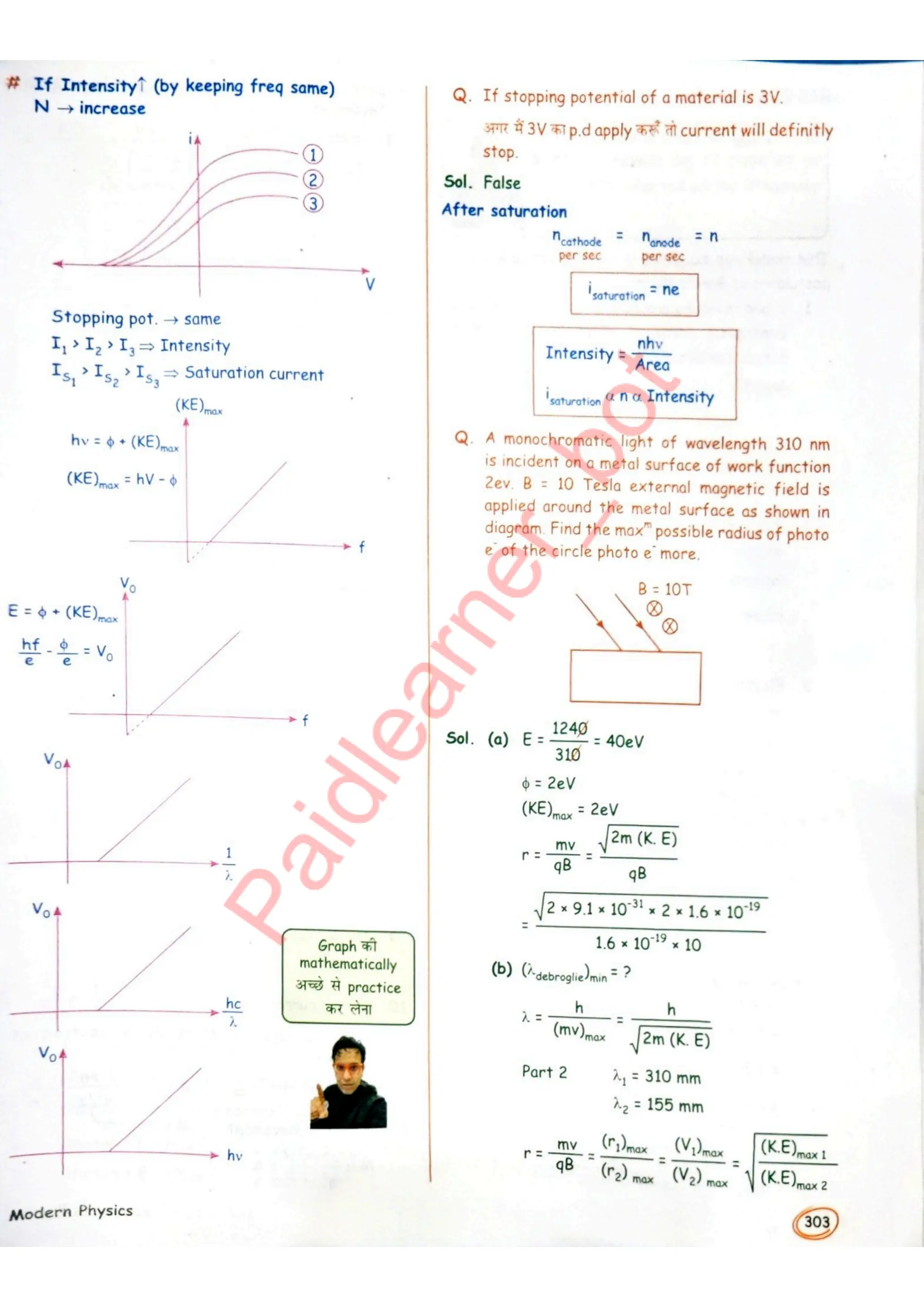 SKC Physics Crush Class 12 Handwritten Format Notes