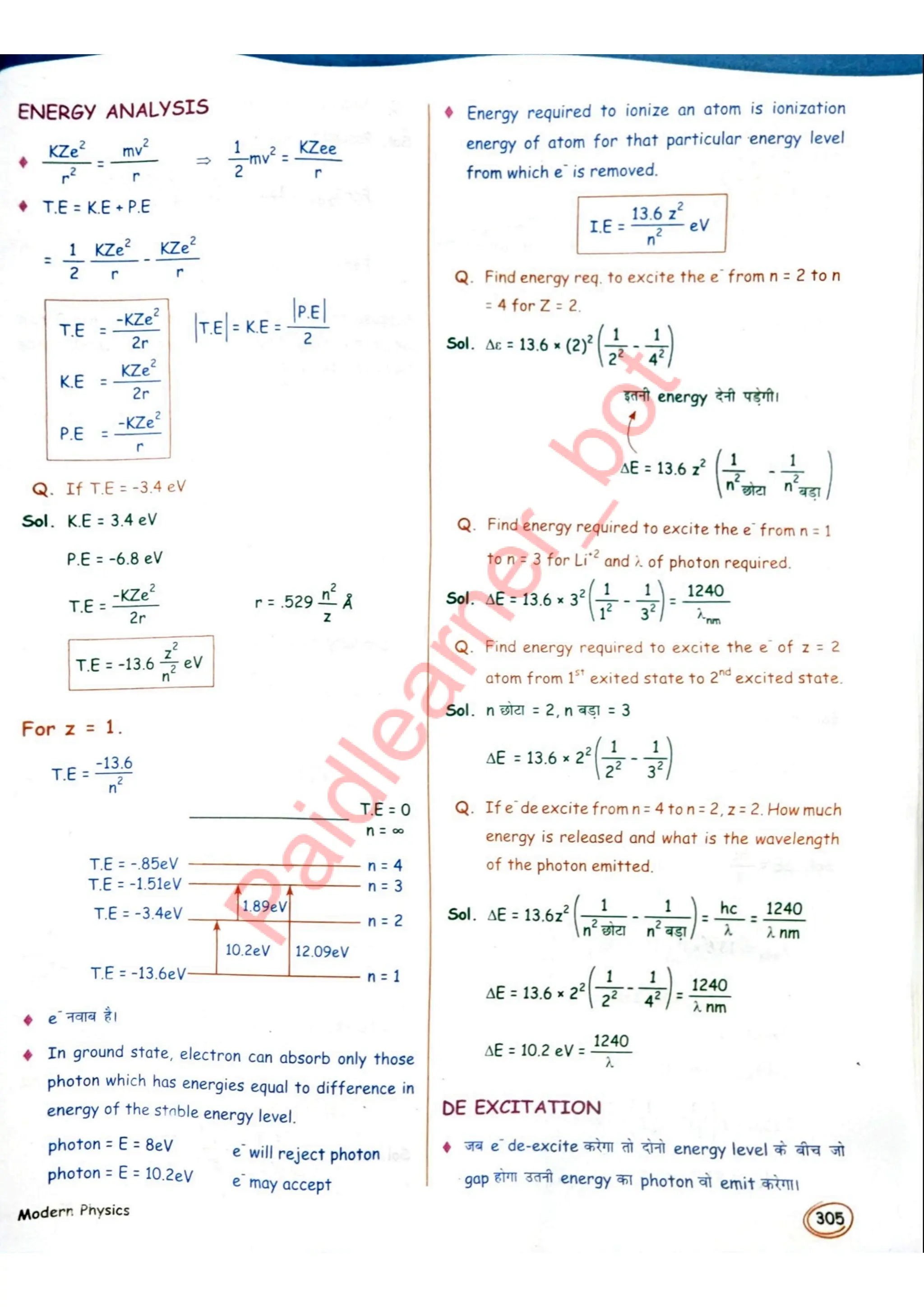 SKC Physics Crush Class 12 Handwritten Format Notes