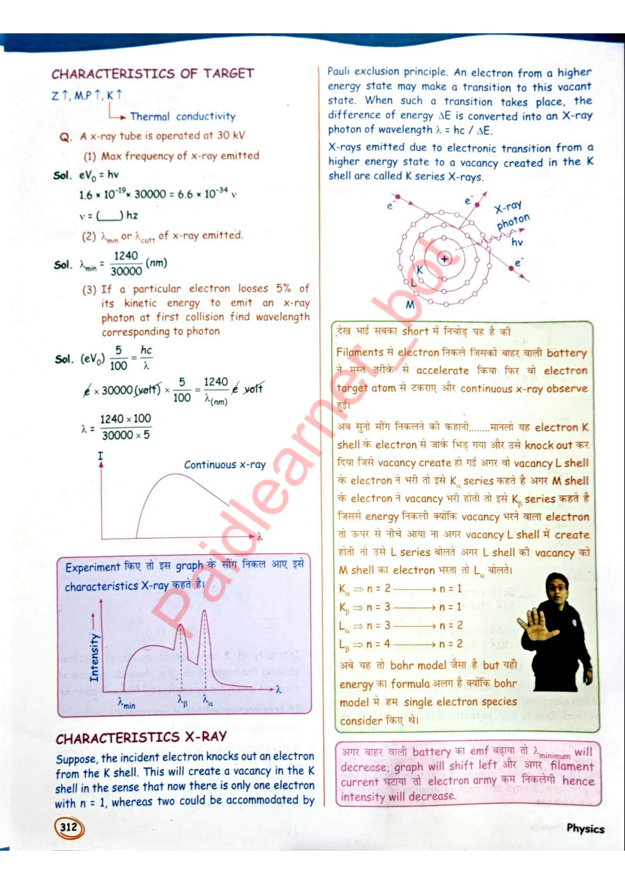 SKC Physics Crush Class 12 Handwritten Format Notes