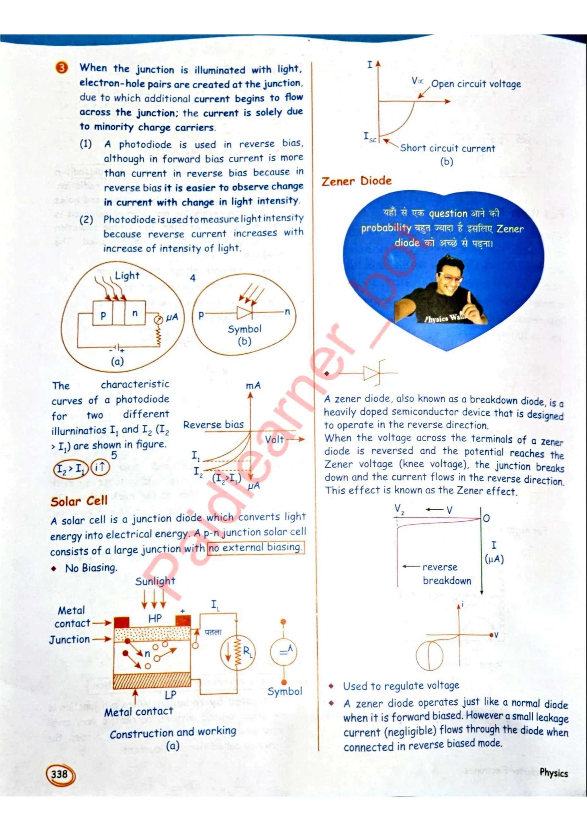 SKC Physics Crush Class 12 Handwritten Format Notes