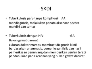 Skdi dan indikasi rujuk tb | PPTX