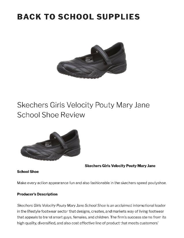 skechers velocity pouty