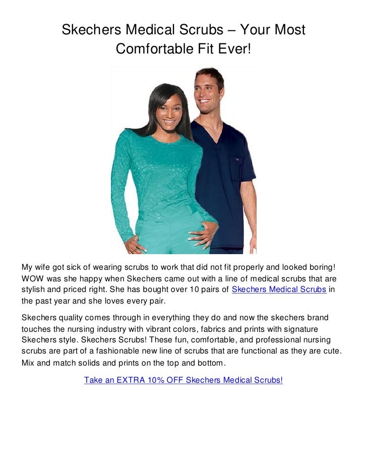 skechers medical scrubs