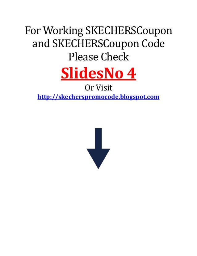 skechers promo code 2014