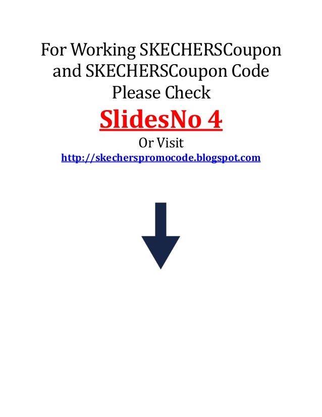 skechers promo code march 2018