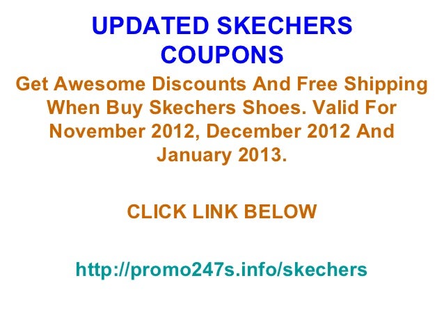 skechers shoes coupon discount code