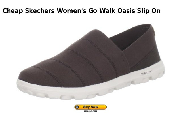 skechers go walk oasis women's slip on shoes