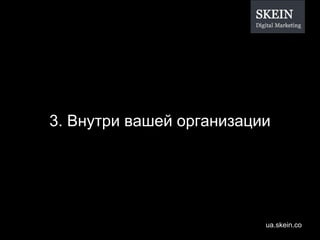 3.  Внутри вашей организации 