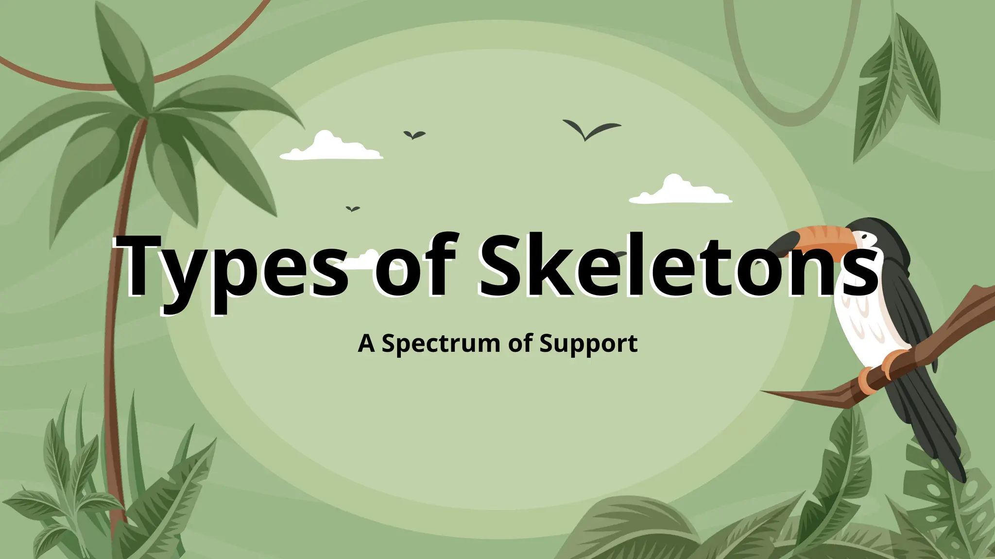 A Spectrum of Support
Types of Skeletons
 