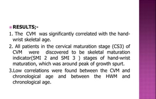 Skeletal maturity indicators.pptx modified | PPTX