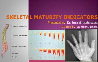 Presented by- Dr. Smaraki Mahapatra
Guided by-Dr. Neetu Dabla
 