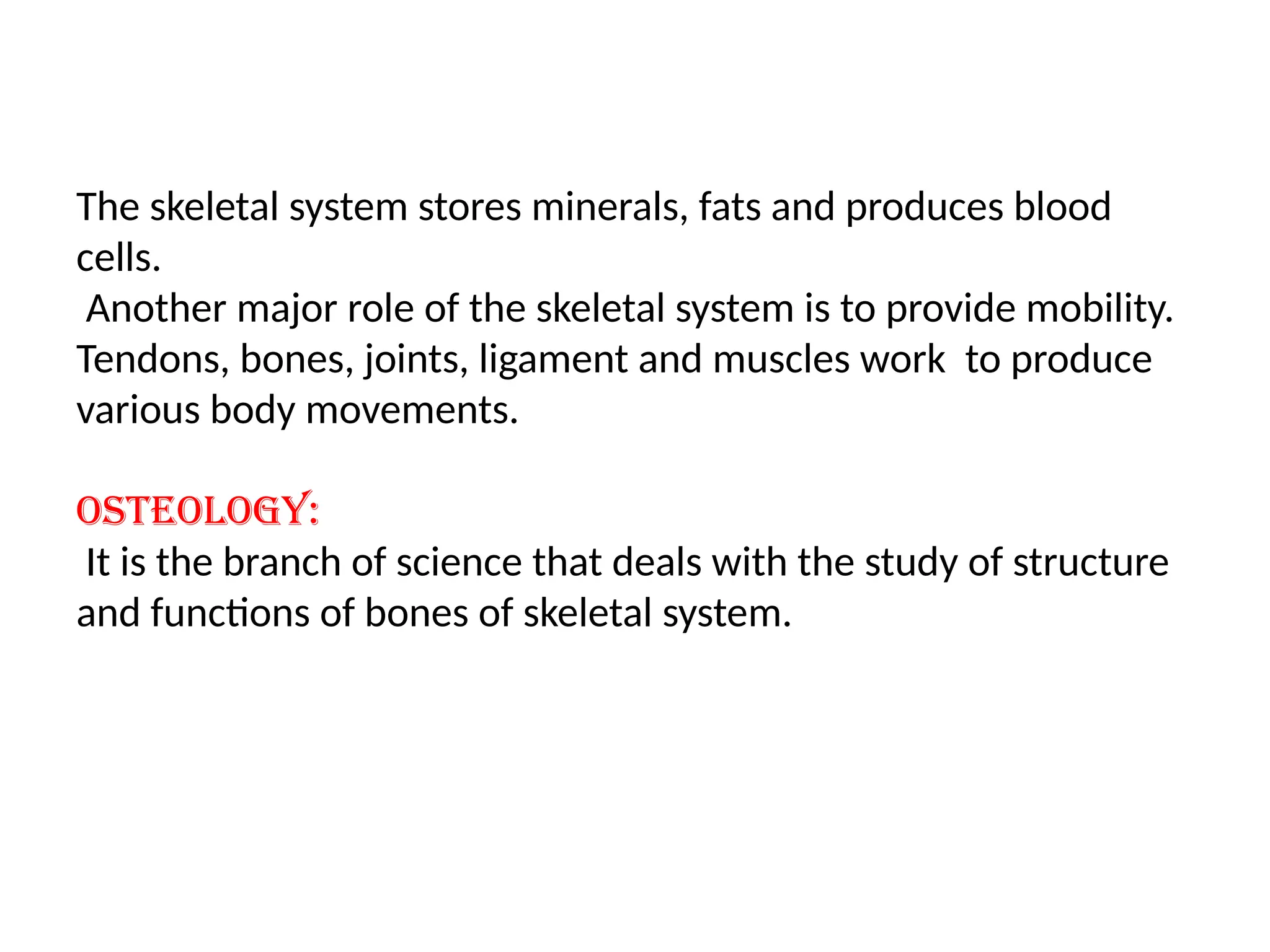 B Pharm First Year , Human Anatomy and Physiology UNIT-II Skeletal ...