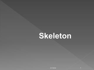 Skeleton
3/17/2018 1
 