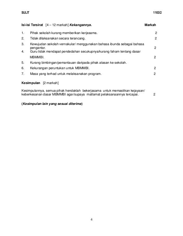 Soalan Bahasa Melayu Kertas 2
