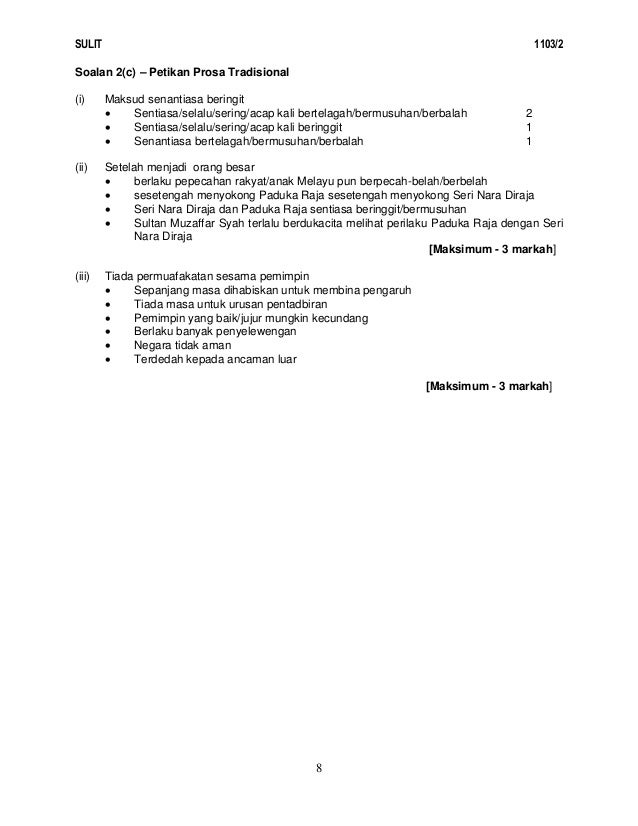 Skema Jawapan Kertas 2