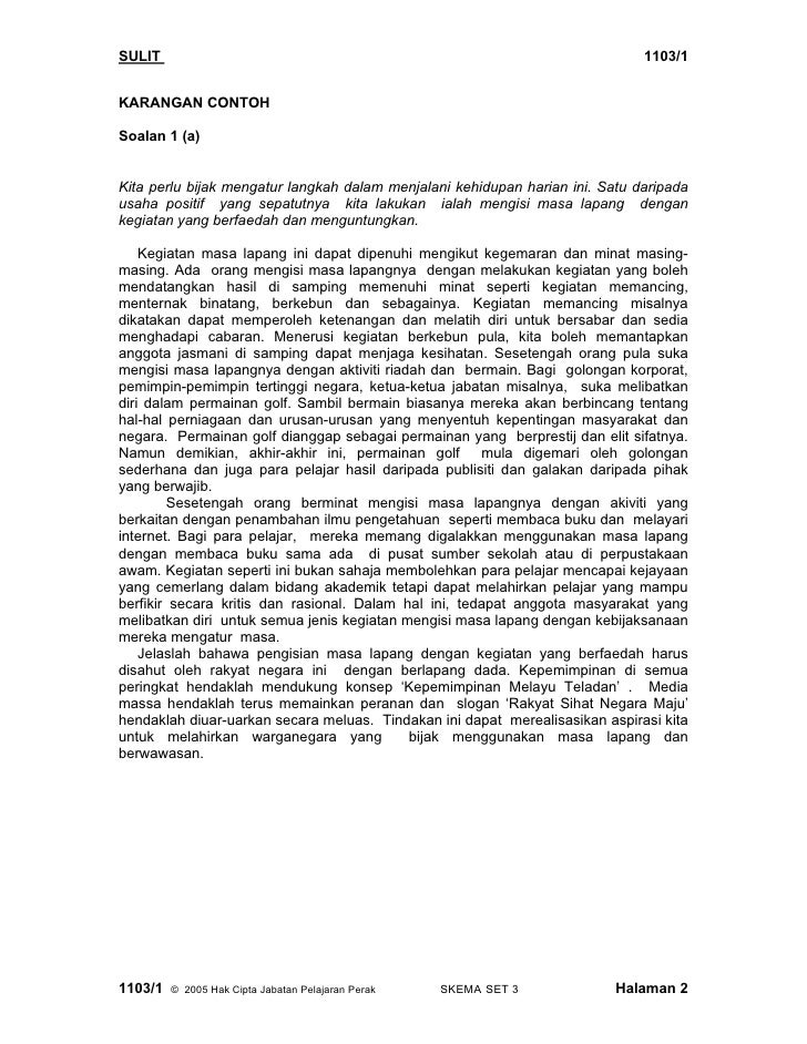 Skema Bm Kertas1 Set3