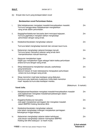 Skema Bm Kertas2 Set2