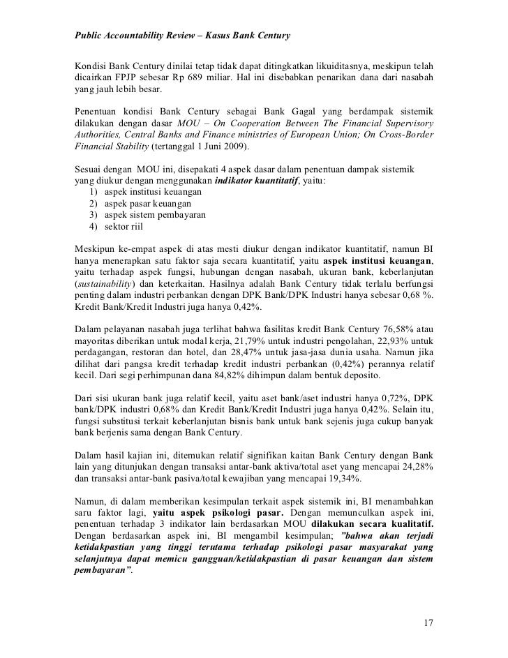 Skema Korupsi Bank Century