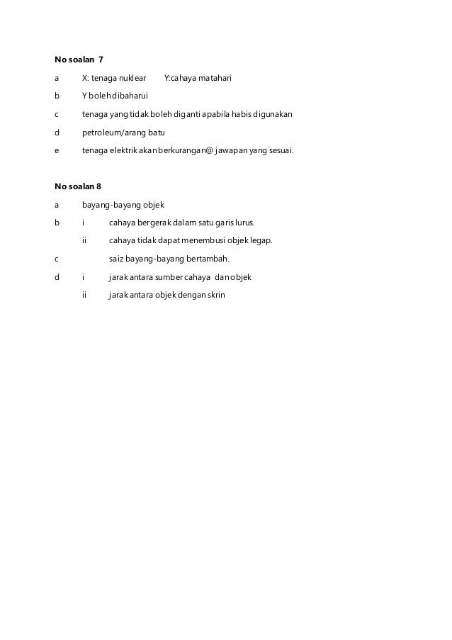 Skema Jawapan Uf2 2018 Sains Tahun 5