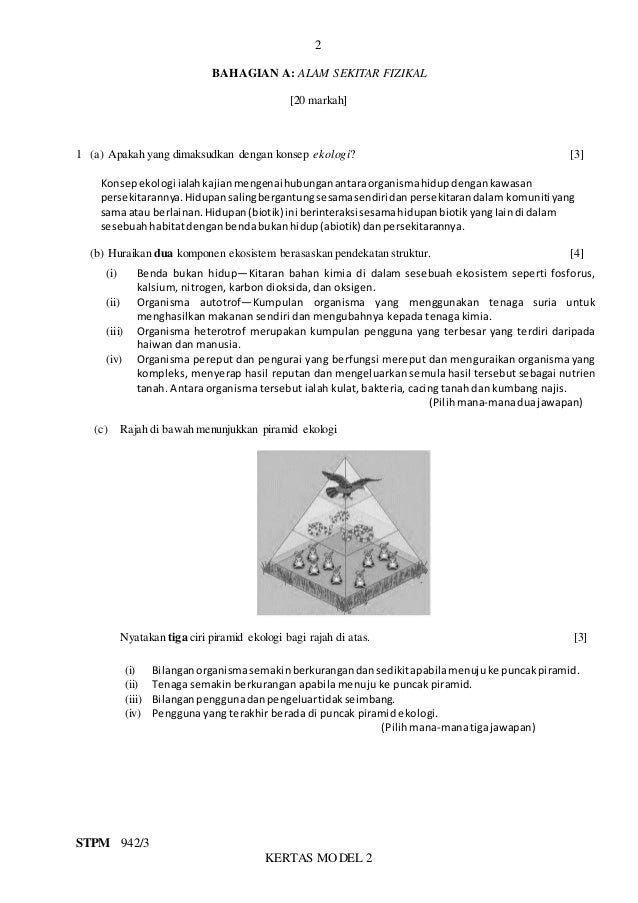 Skema Kertas Model 2