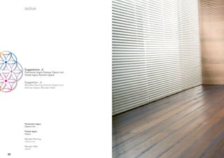 Suggestione _6
     Pavimento legno Elemex Opera Live
     Parete legno Elemex Opera


     Suggestion _6
     Wooden ﬂooring Elemex Opera Live
     Elemex Opera Wooden Wall




     Pavimento legno
     Opera Live

     Parete legno
     Opera

     Wooden ﬂooring
     Opera Live

     Wooden Wall
     Opera

22
 