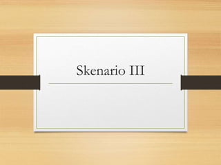 Skenario III
 