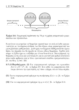 0-δ δ a+δa-δ
άπειροι αρνητικοί άπειροι θετικοί
0 a
a
Πεπερασμένοι
 