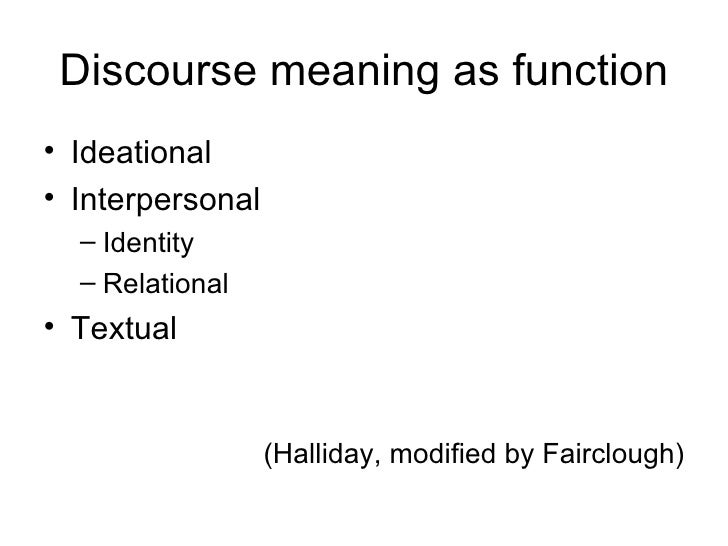 skeptical discourse analysis for non linguists