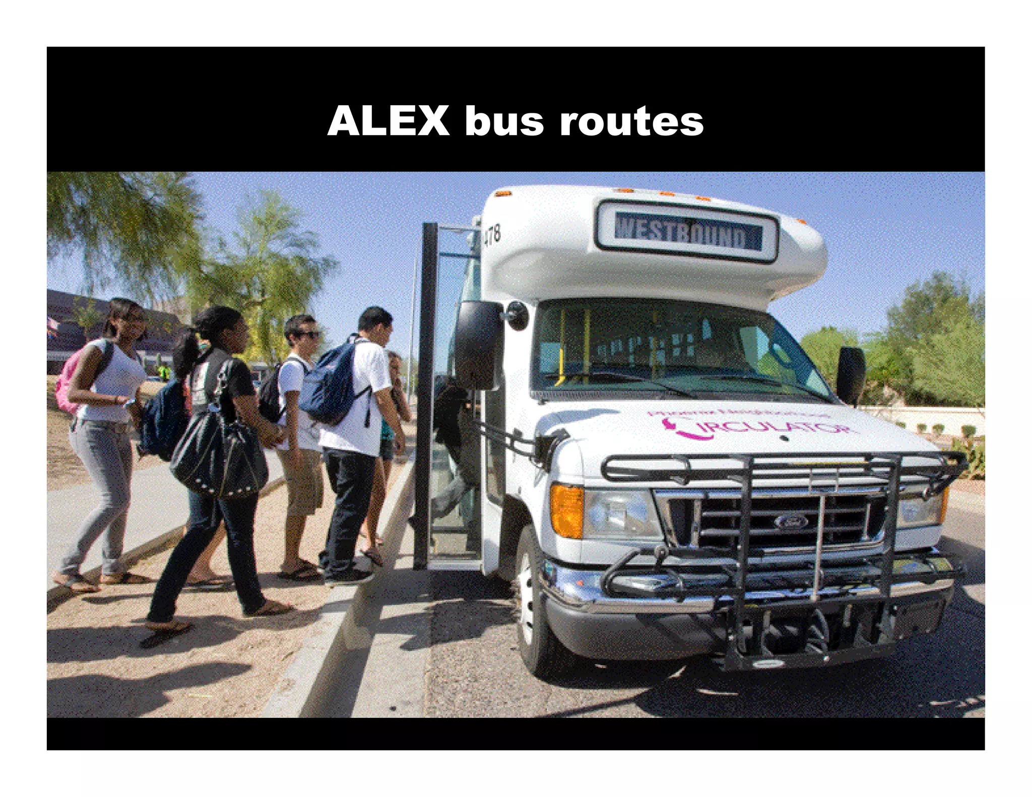 ALEX bus routes
 