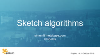 Sketch algorithms | PPT