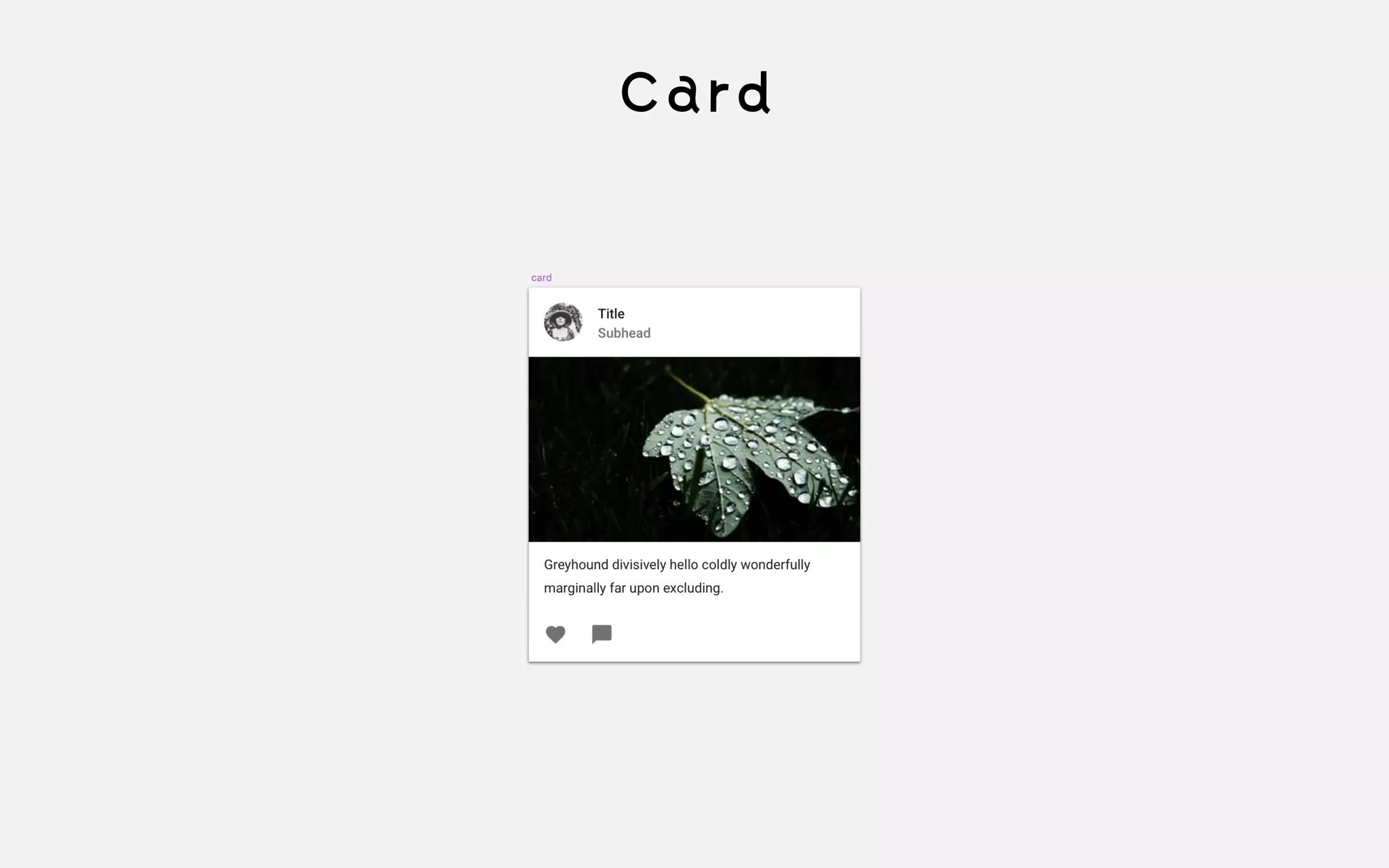 Card
 