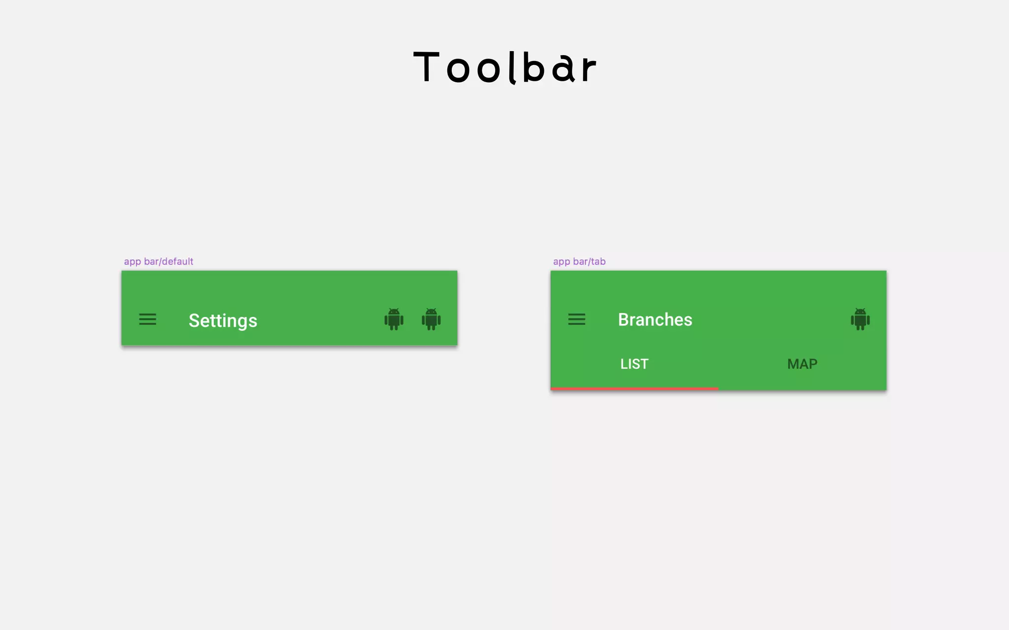 Toolbar
 