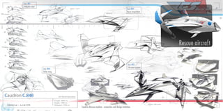 Axis #01 :
Foldable rotor
                                                                                   Axis #04 :
                                                                                   Racer inspiration




                                                                                                        Rescue aircraft


                                                                                    Axis #03 :
                                                                                    Tilt-rotor system
                 Axis #02 :
                 Delta wing




                              Caudron Rescue airplane - researches and design evolution
 