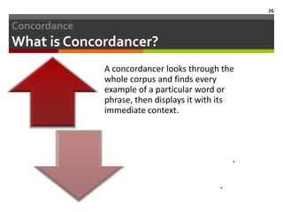 Concodancer Sketch engine presentation | PPTX