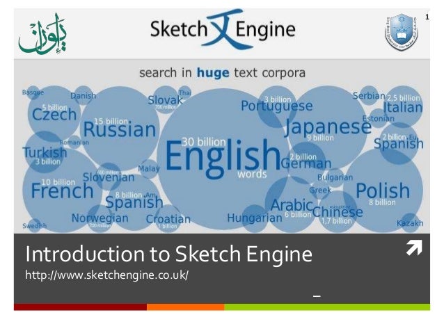 Sketch Engine Presentation