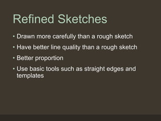 Refine Drawing Example Sketching | PPTX