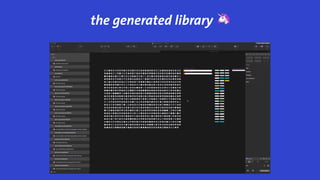 the generated library -
 