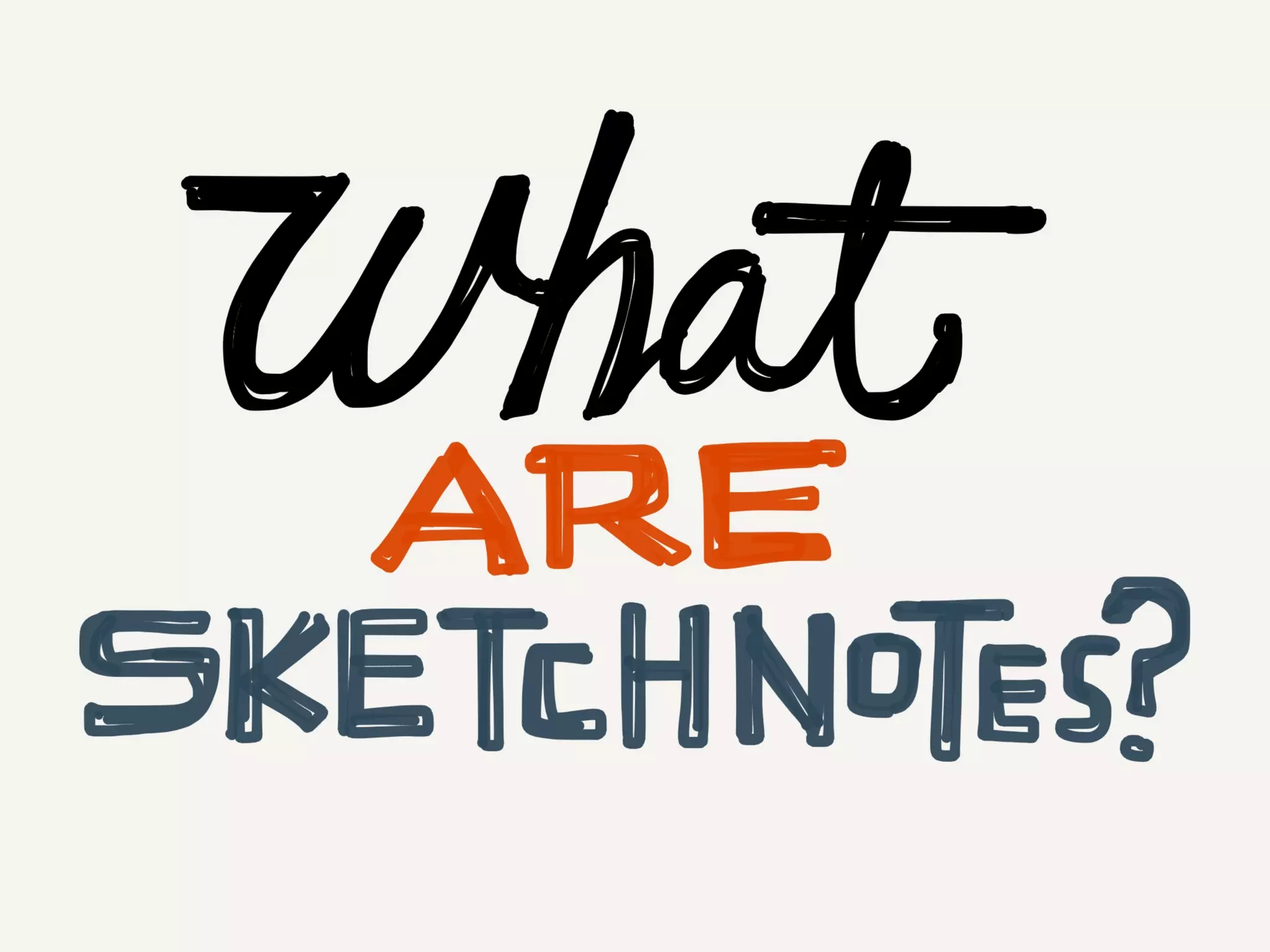 The Sketchnote Mini-Workshop