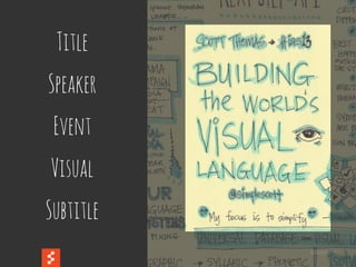 @boonych
Speaker
Event
Title
Visual
Subtitle
 