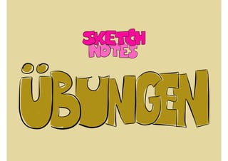 Sketchnotes Workshop