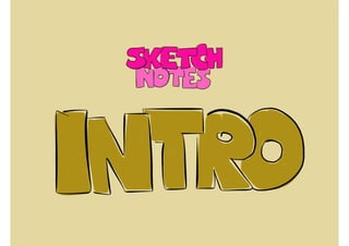 Sketchnotes Workshop