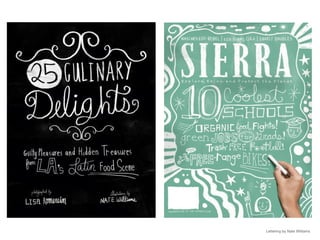 Lettering by Nate Williams
 