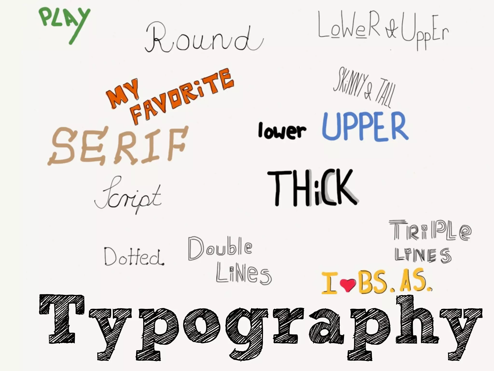 Typography
 
