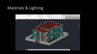 Materials & Lighting
 