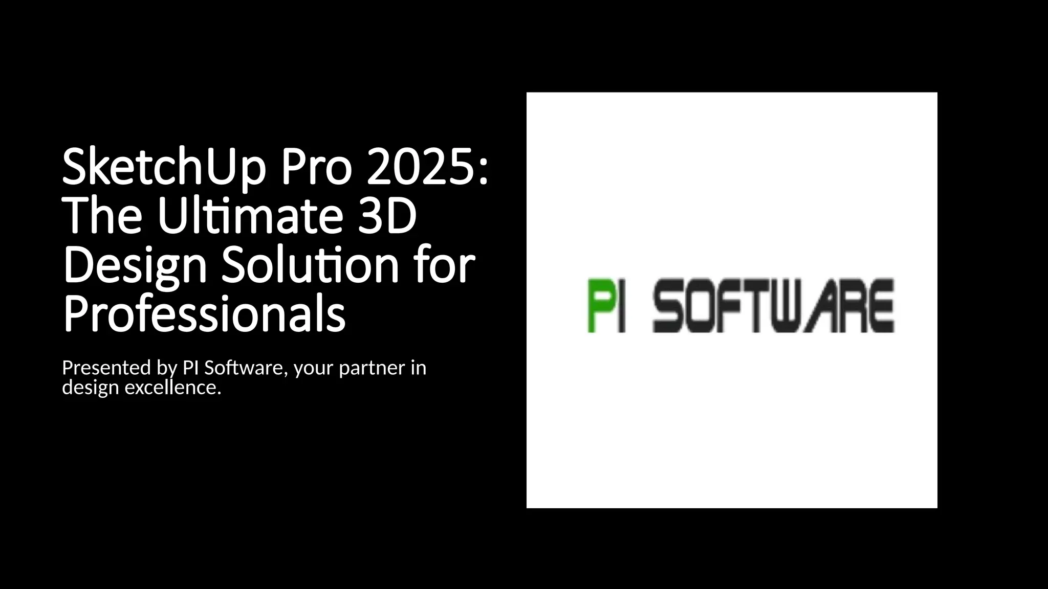 SketchUp Pro 2025 – The Ultimate 3D Design Solution for Professionals ...