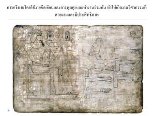 การอธิบายโดยใช้งายขีดเขียนและการพูดคุยและทางานร่วมกัน ทาให้เกิดงานวิศวกรรมที่
สวยงามและมีประสิทธิภาพ
 