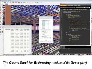 The Count Steel for Estimating module of theTurner plugin
 