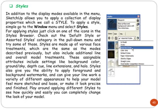 Work Intro Slide Examples Sketchup basic course by Eng. Khalid A. Mter | PPTX